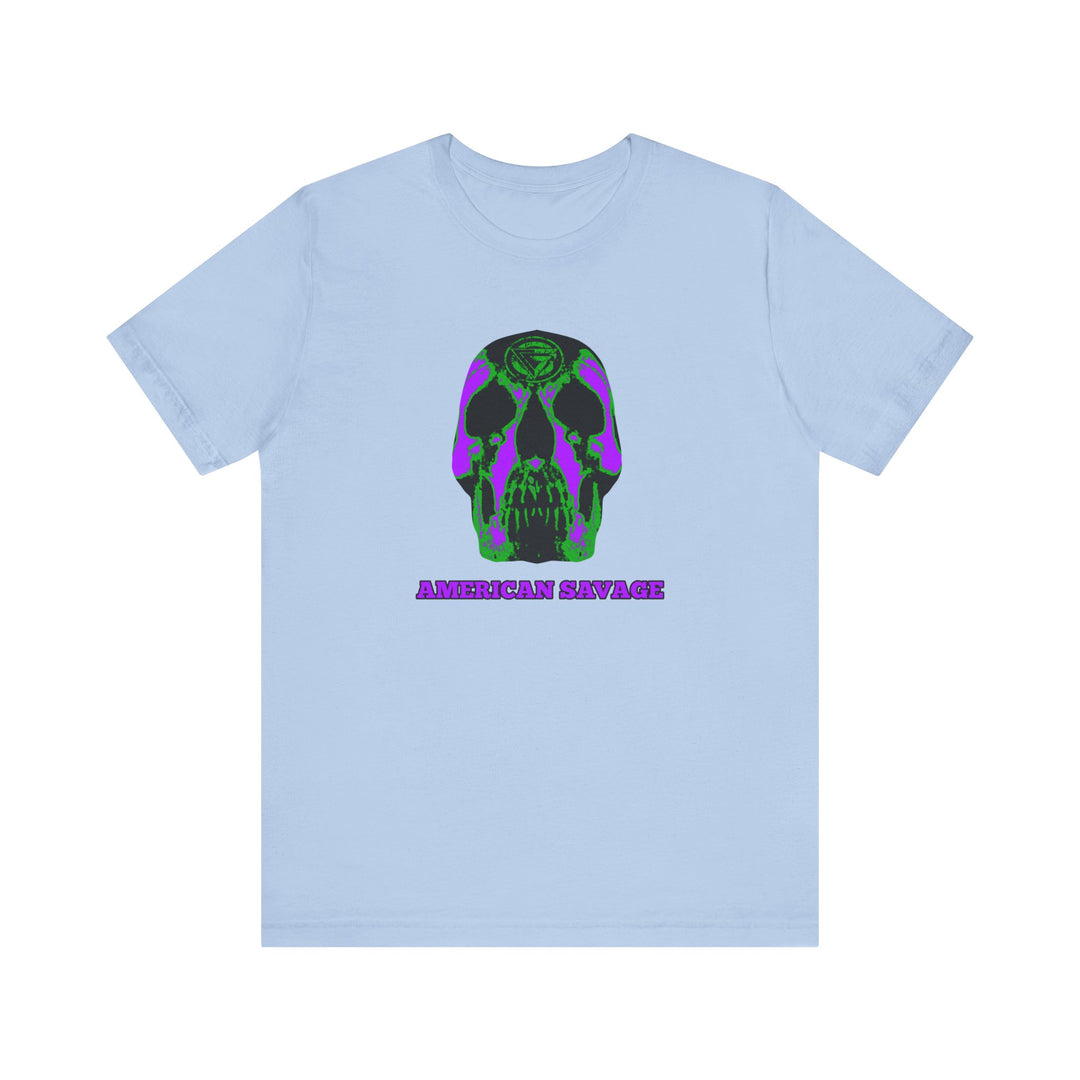 SKULLATOR PURPLE GREEN  /AMERICAN SAVAGE