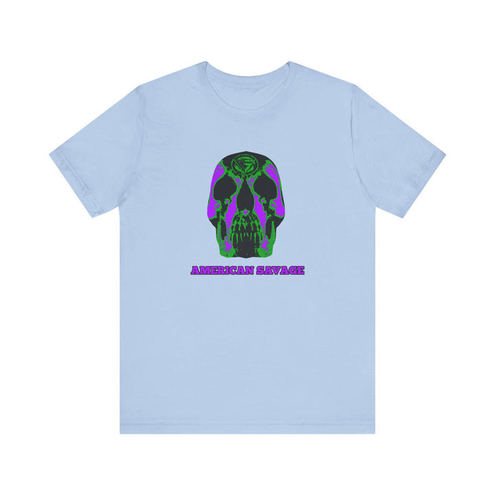 SKULLATOR PURPLE GREEN  /AMERICAN SAVAGE