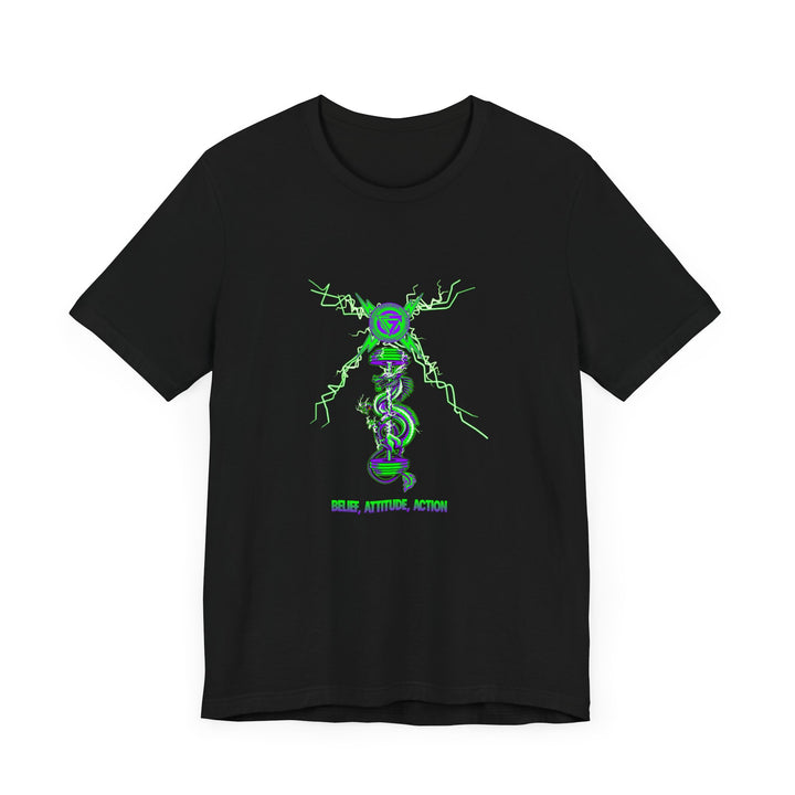 BARBELL DRAGON PURPLE GREEN