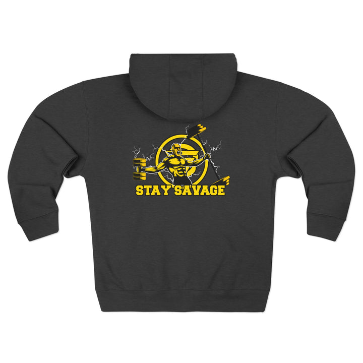 SPARTAN LIFT YELLOW BLACK /STAY SAVAGE ZIP UP