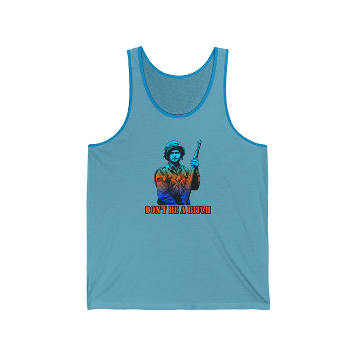 CG OLD SCHOOL SOLDIER BLUE ORANGE AQUA/DONT BE A BITCH