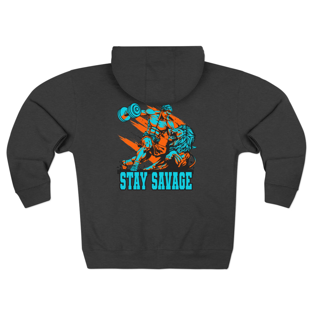 CG COLISEUM MAC VS LION MIAMI COLORS /STAY SAVAGE ZIP UP