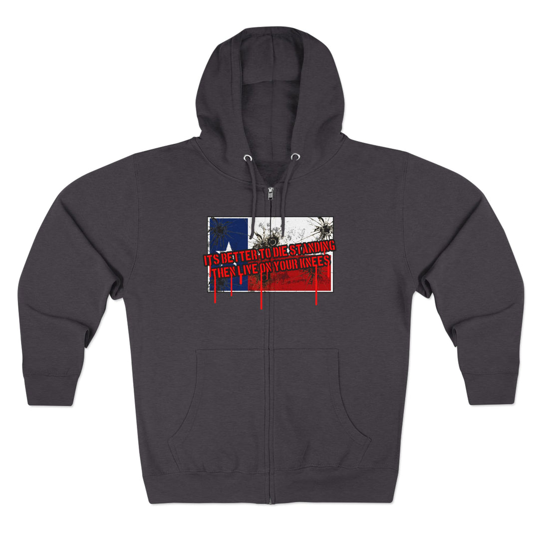 CG ANGRY DOG LONE STAR TEXAS STYLE /LIFT OR DIE ZIP UP