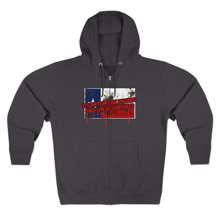 CG ANGRY DOG LONE STAR TEXAS STYLE /LIFT OR DIE ZIP UP