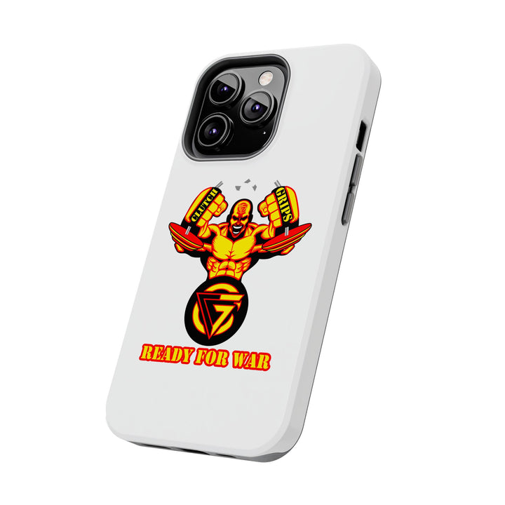 MAC-SNAP GOLD RED PHONE CASE /READY FOR WAR