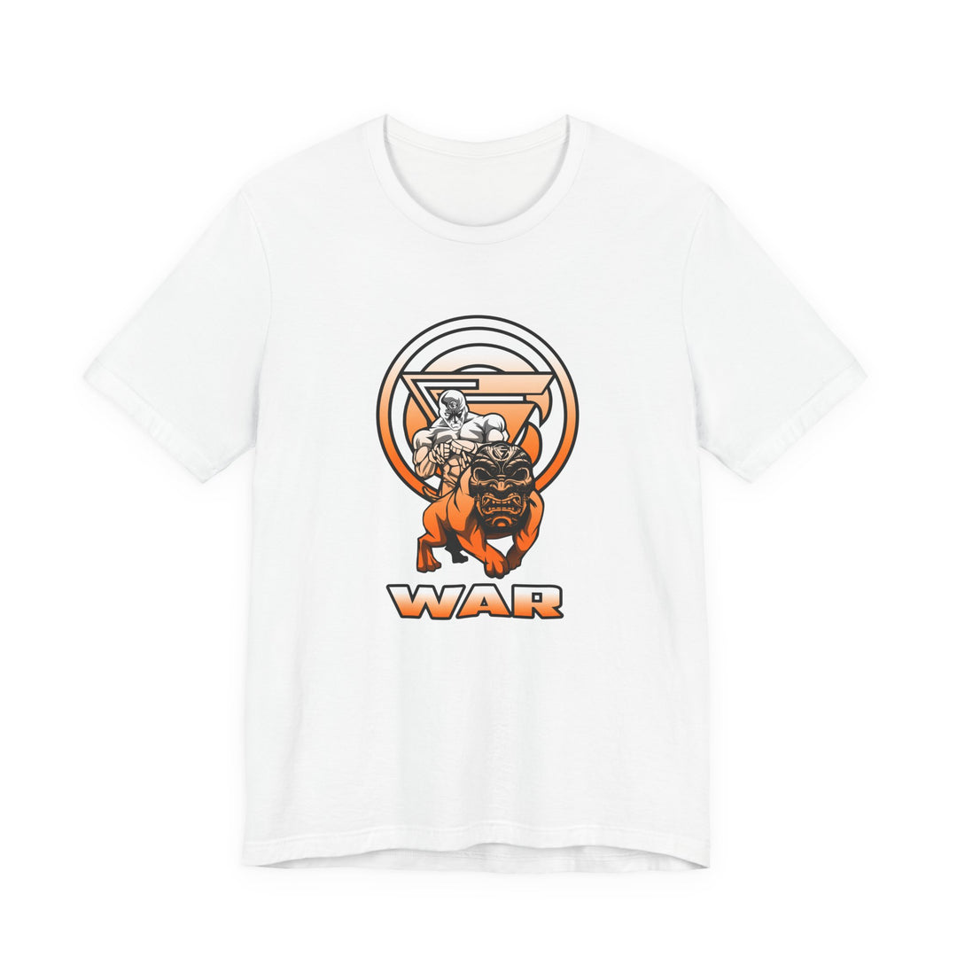 CG ANGRY DOG ORANGE WHITE FADE/WAR