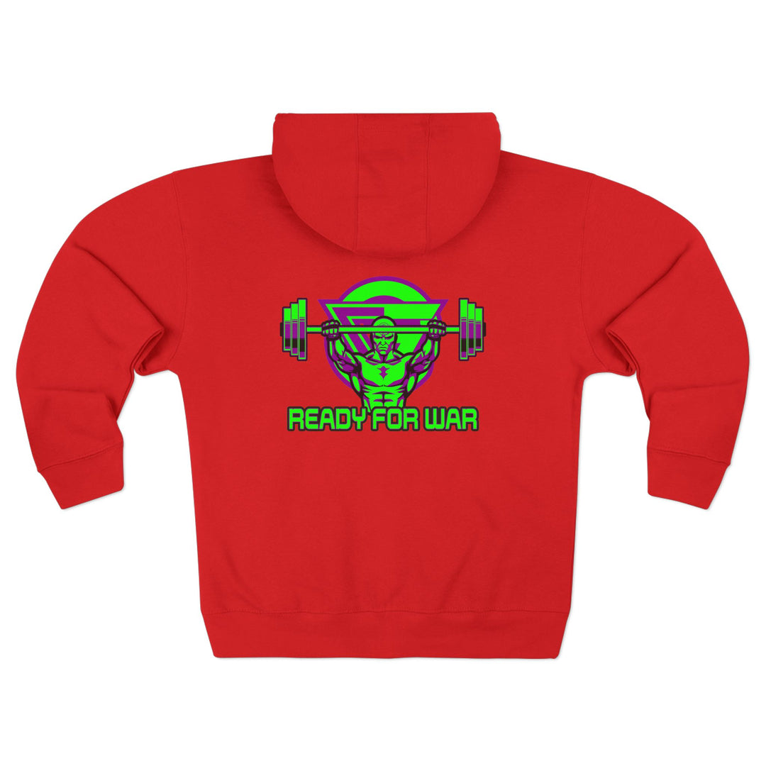 ENTER THE MAC PURPLE GREEN/READY FOR WAR ZIP UP