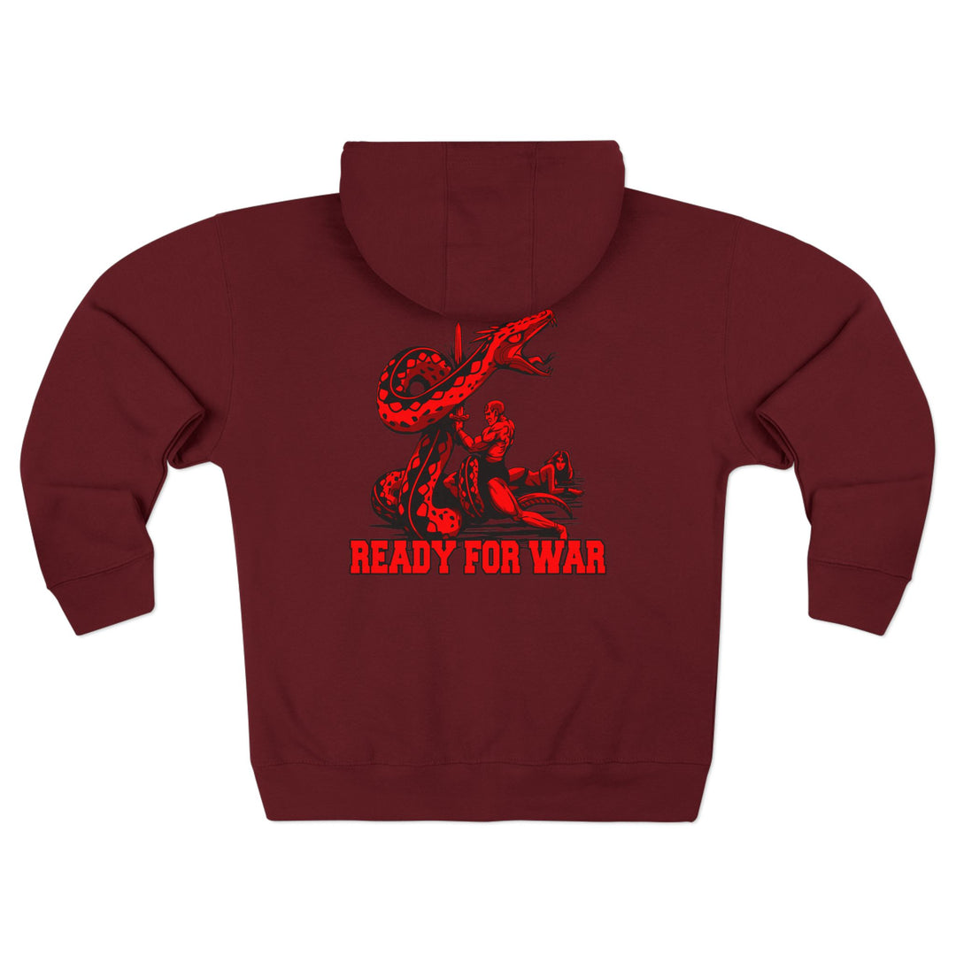 CG SERPENT SLAYER RED /CONQUER ZIP UP