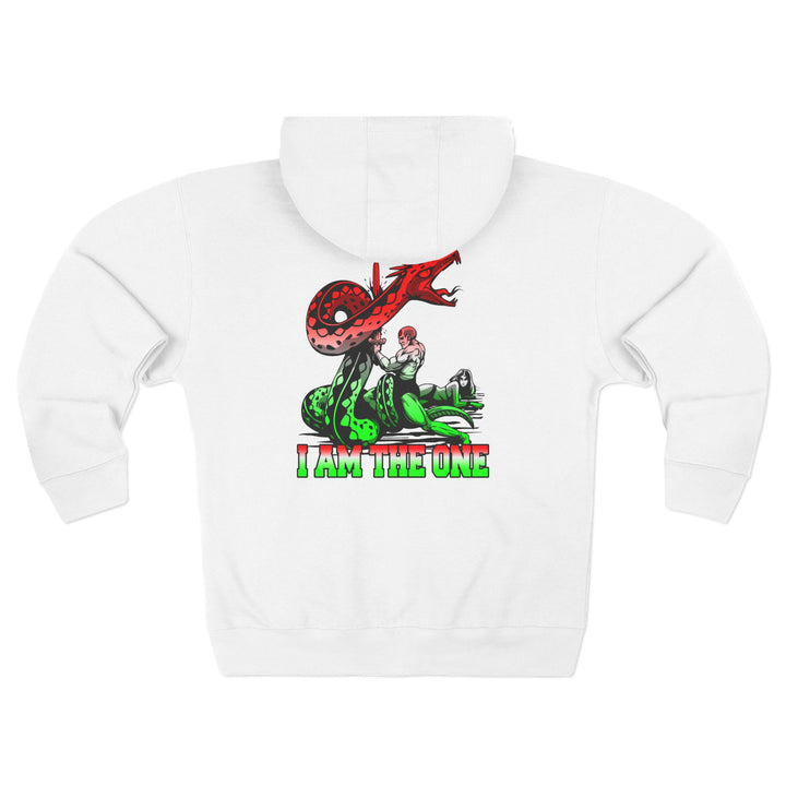 CG SERPENT SLAYER RED WHITE GREEN FADE /I AM THE ONE ZIP UP