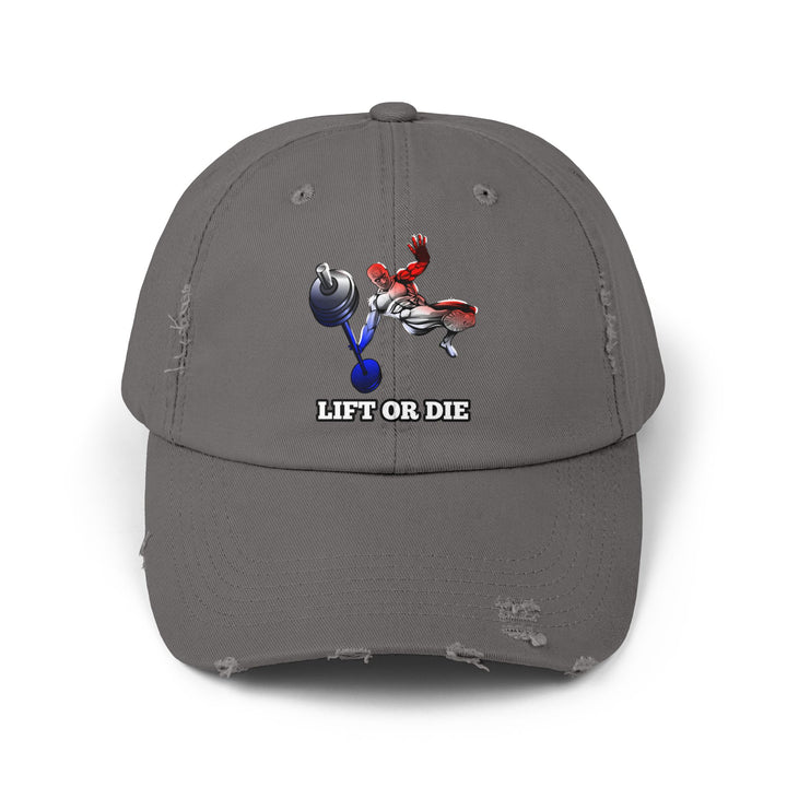 CG MAC JUMP RED WHITE BLUE FADE /LIFT OR DIE CAP