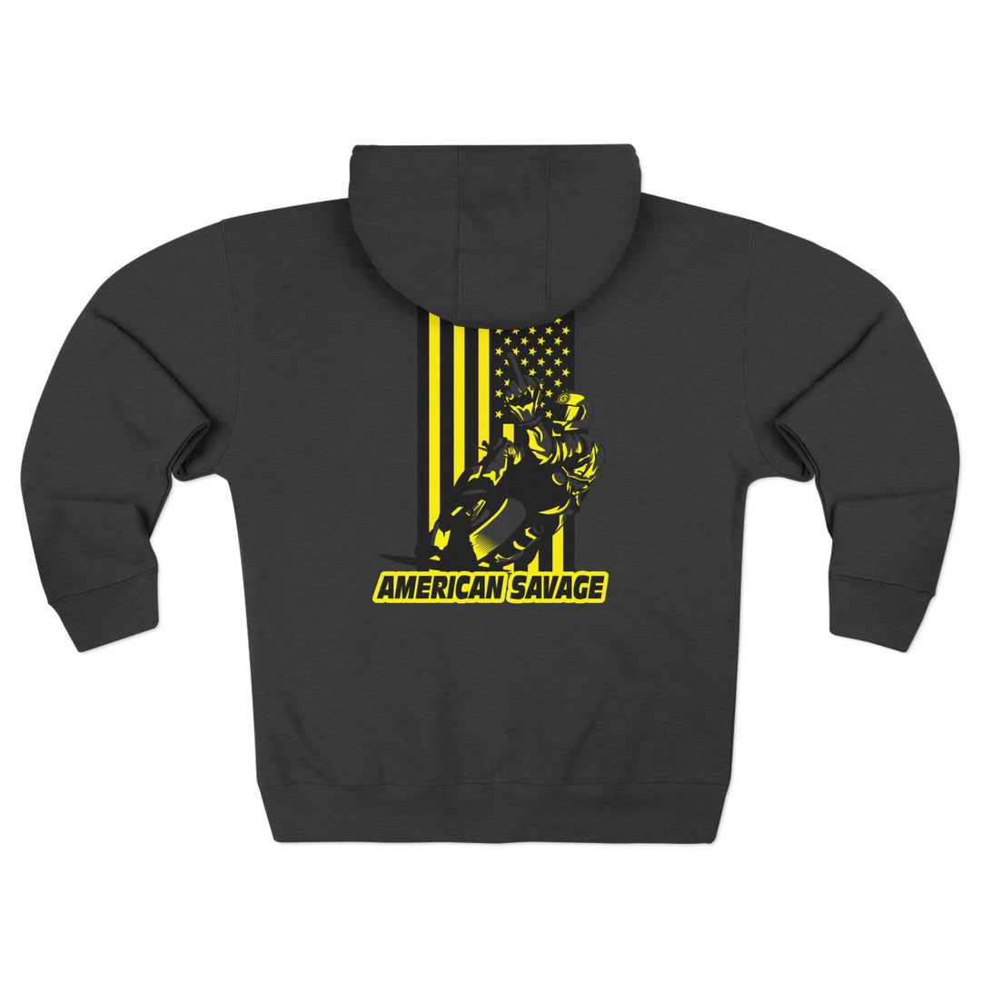 CG EZ RIDER YELLOW BLACK /AMERICAN SAVAGE ZIP UP