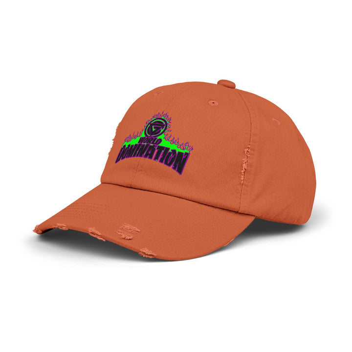 CG PURPLE GREEN FIRE /WORLD DOMINATION CAP