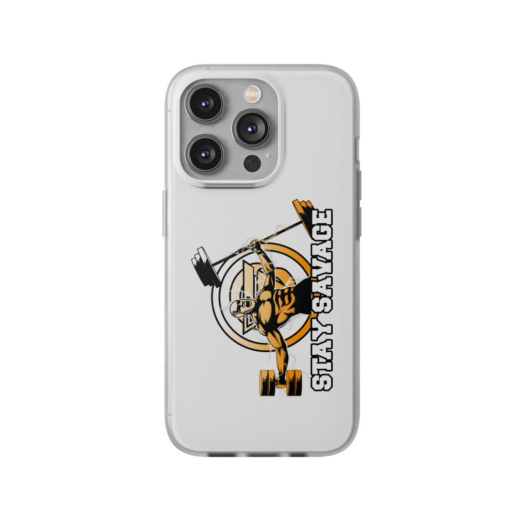 SPARTAN LIFT ORANGE WHITE PHONE CASE/STAY SAVAGE