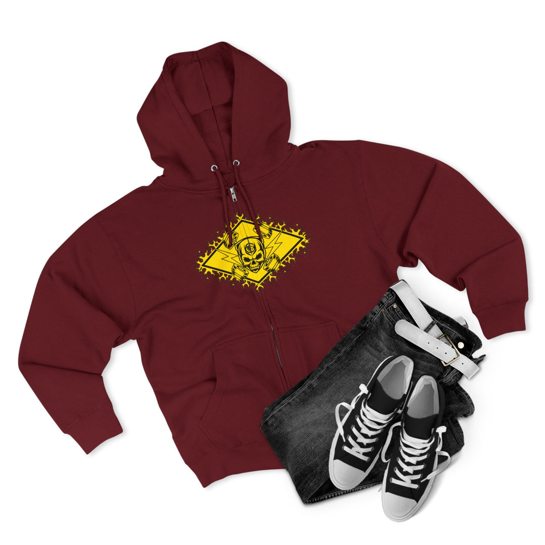 SPARTAN LIFT YELLOW BLACK/READY FOR WAR ZIP UP