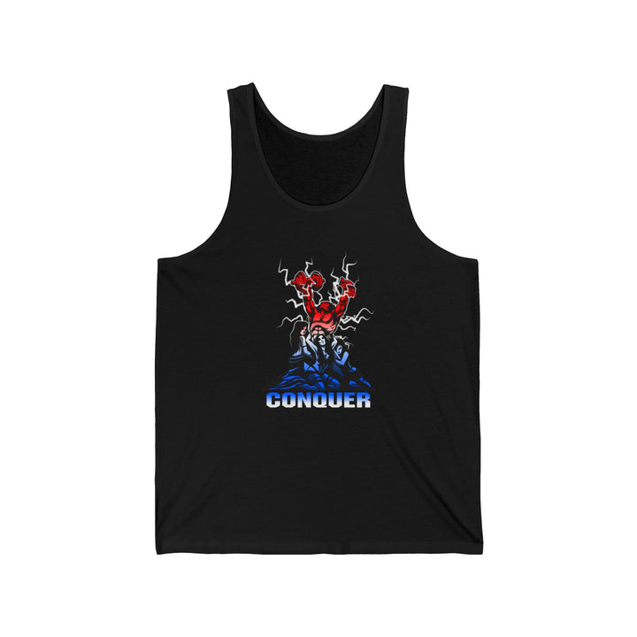CG CONFIDENCE MAN  RED WHITE BLUE FADE /CONQUER