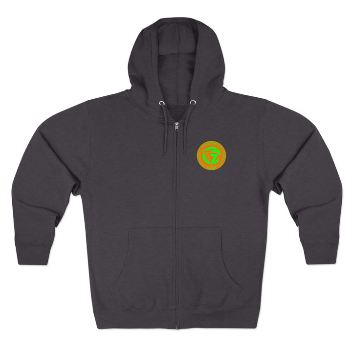 SPARTAN LIFT ORANGE GREEN  /STAY SAVAGE ZIP UP