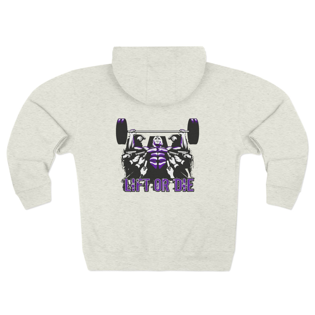 MACK WICK LIFT  PURPLE WHITE /LIFT OR DIE ZIP UP