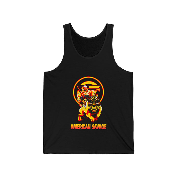 ANGRY DOG YELLOW ORANGE TANK /AMERICAN SAVAGE