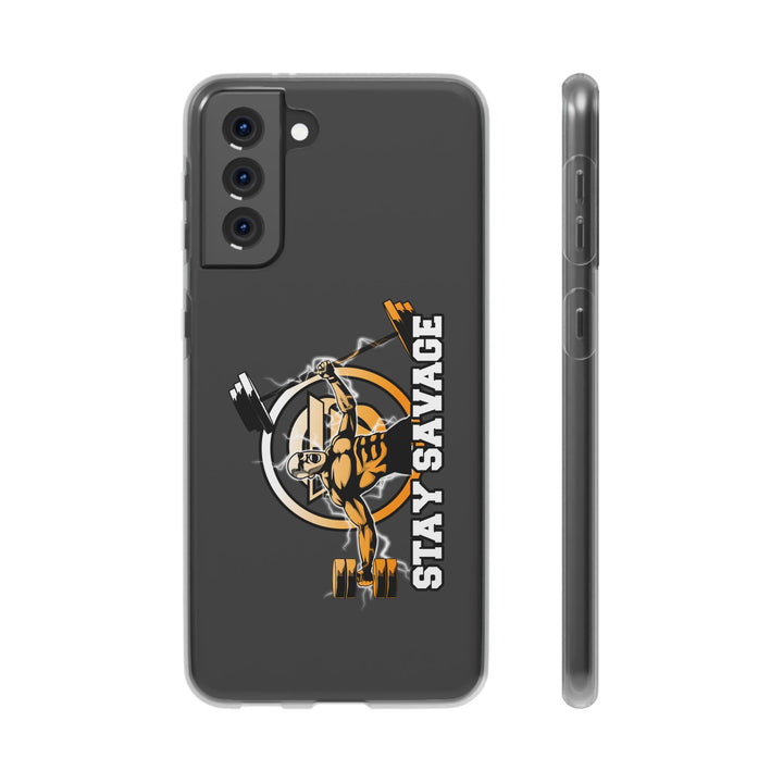 SPARTAN LIFT ORANGE WHITE PHONE CASE/STAY SAVAGE