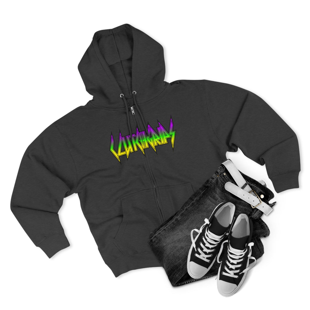 CG LIFT KICK YELLOW GREEN PURPLE/LIFT HARDER ZIP UP