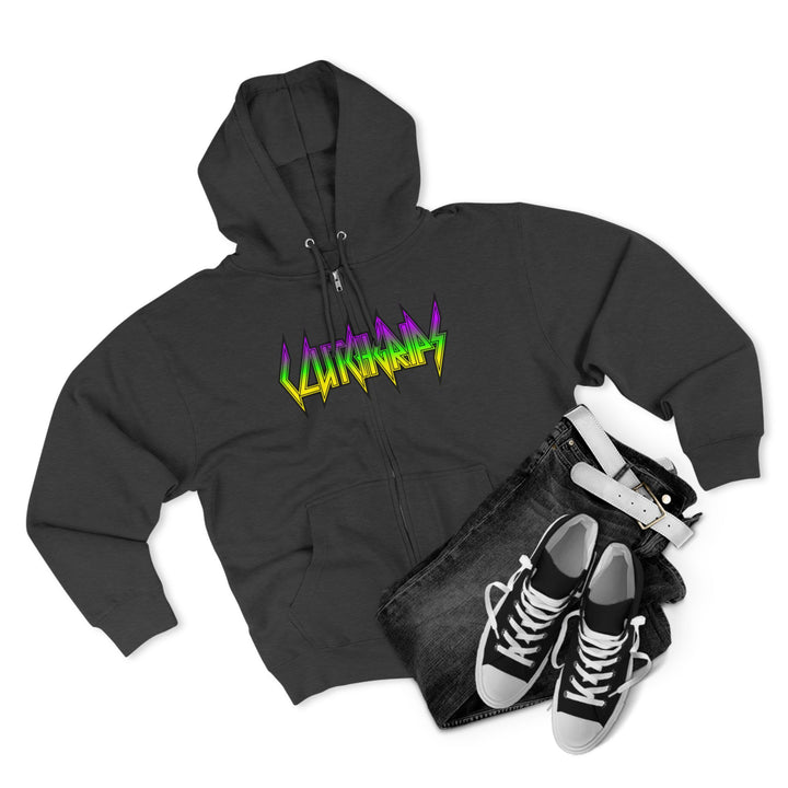 CG LIFT KICK YELLOW GREEN PURPLE/LIFT HARDER ZIP UP