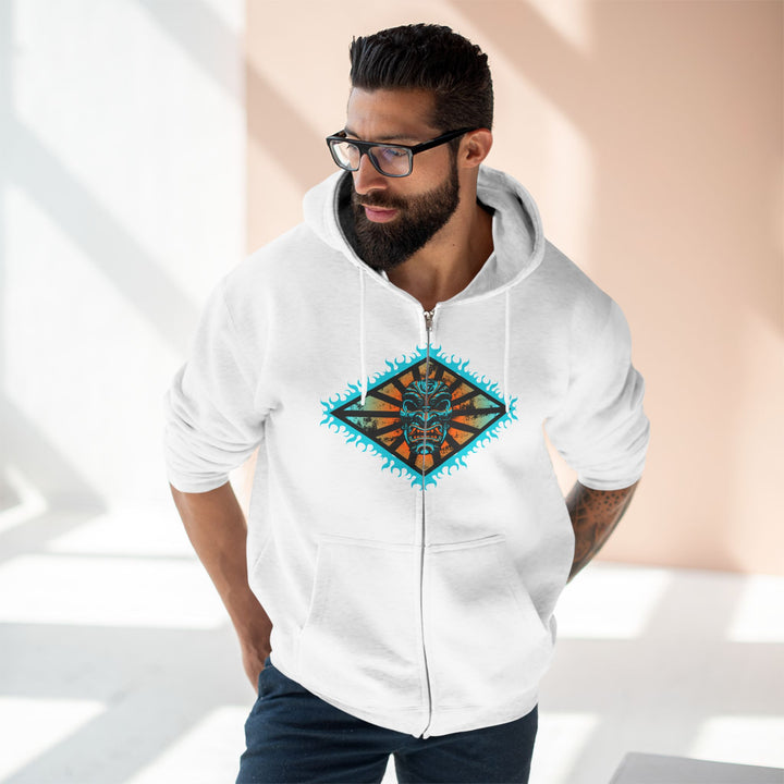 SAMURAI MAC BLUE ORANGE AQUA /AMERICAN SAVAGE ZIP UP