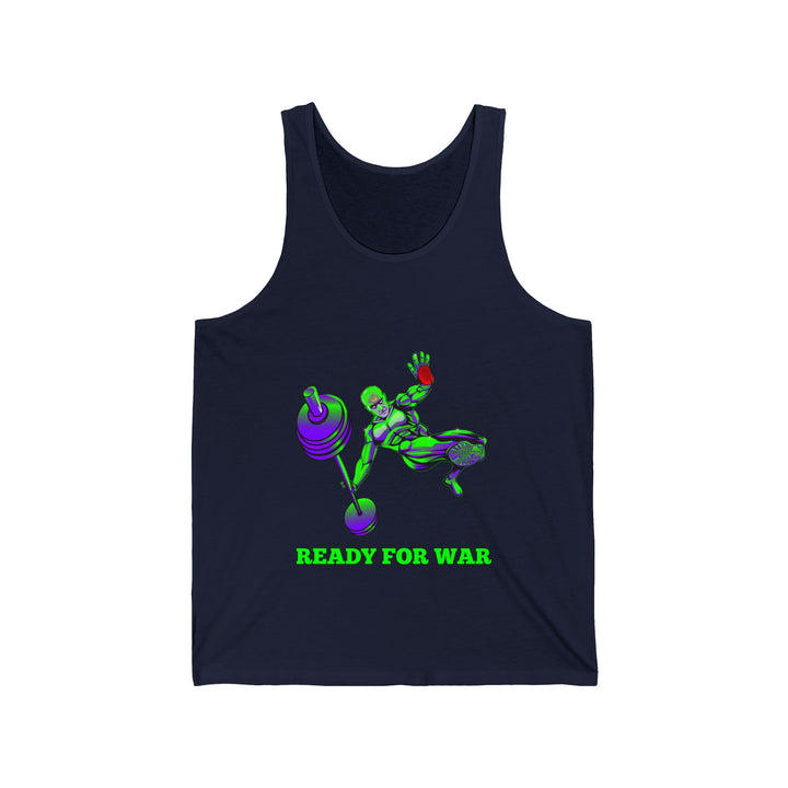 MAC-JUMP PURPLE GREEN TANK/ READY FOR WAR