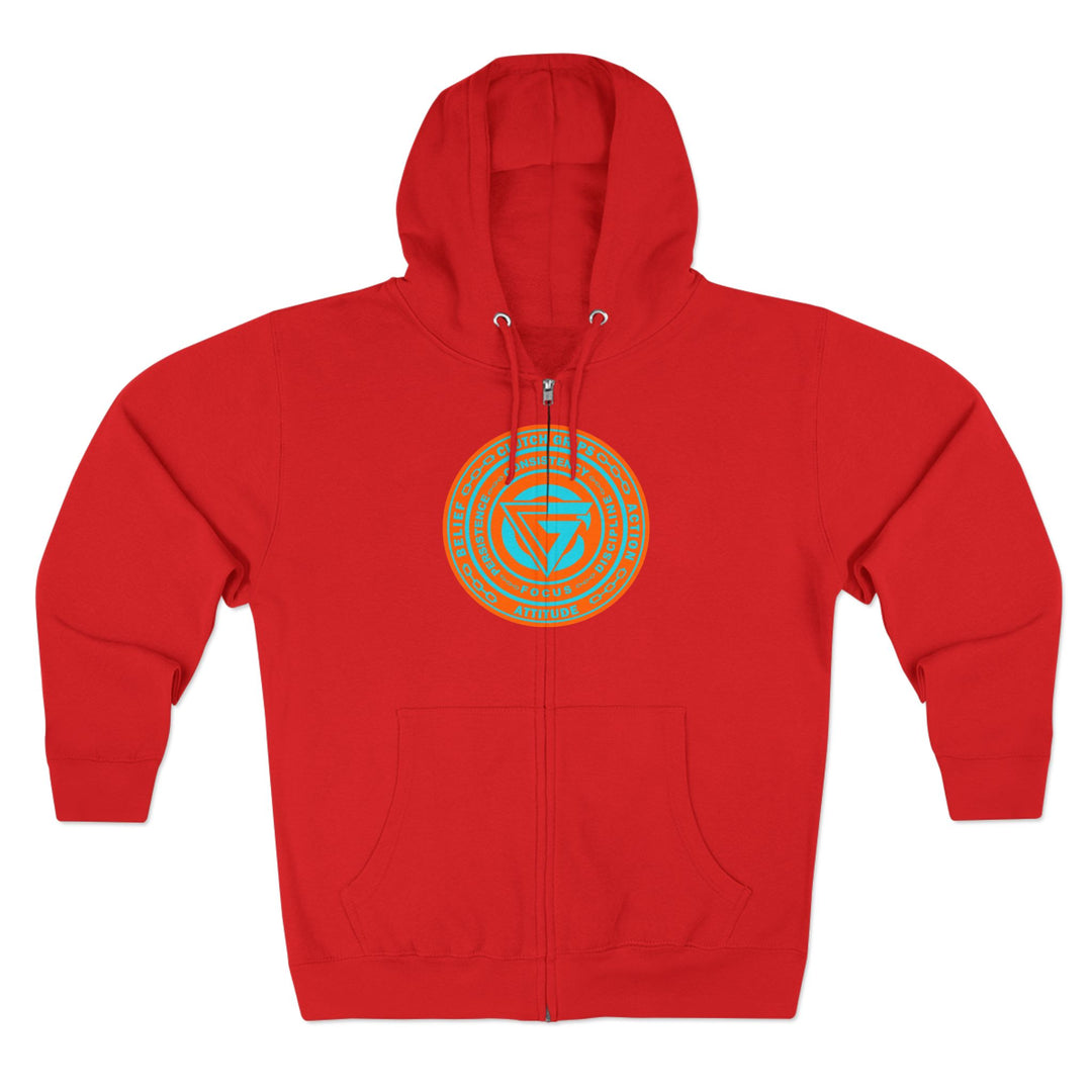 CG COLISEUM MAC VS LION MIAMI COLORS /WELCOME TO THE JUNGLE ZIP UP