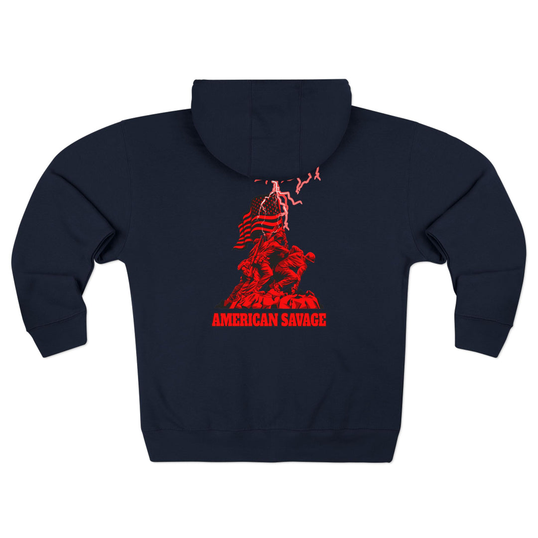 CG EZ RIDER  RED BLACK/AMERICAN SAVAGE ZIP UP