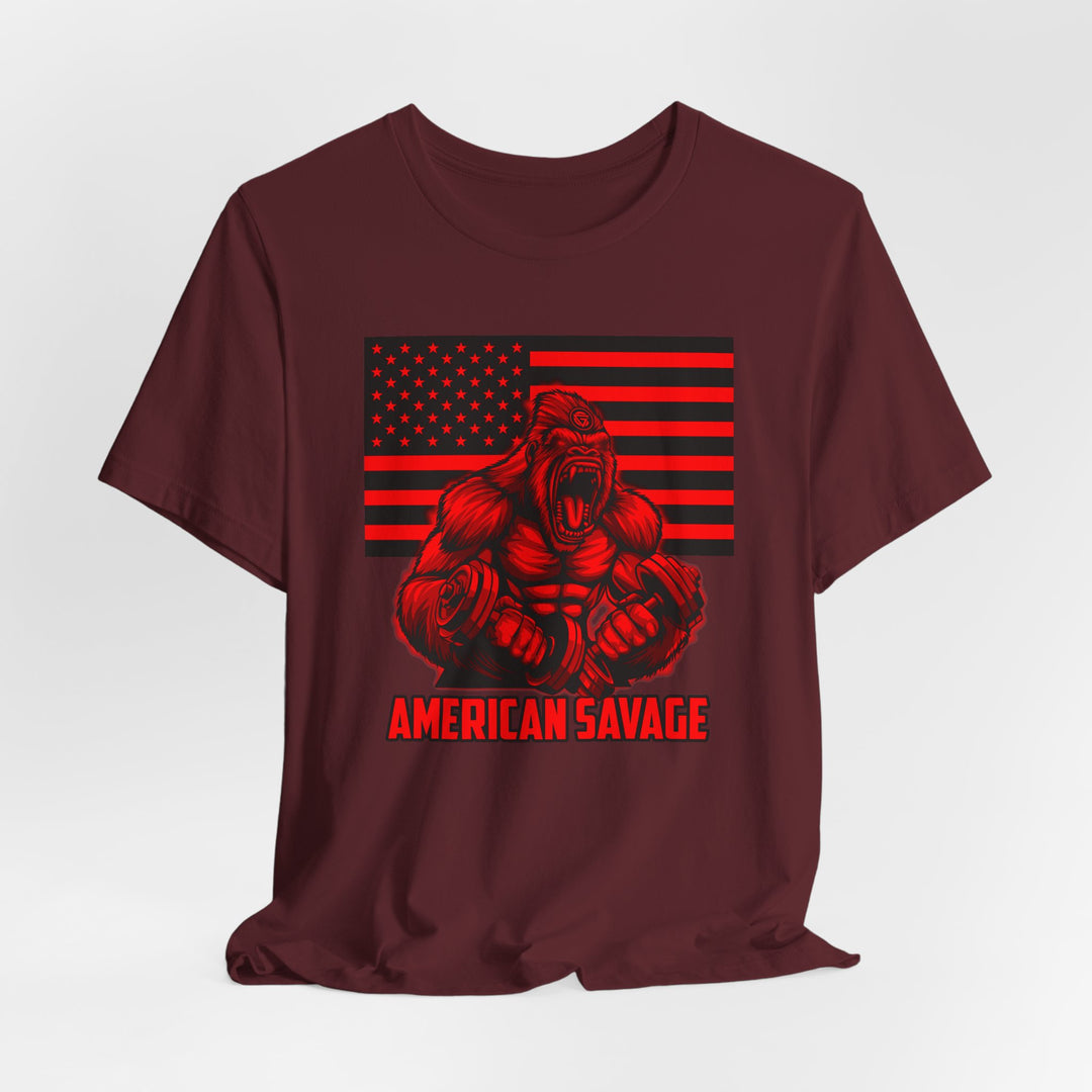 CG MAC ALPHA APE RED BLACK  /AMERICAN SAVAGE