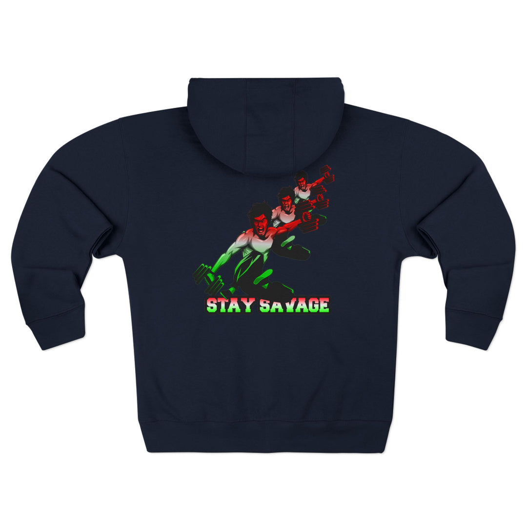 CG LIFT KICK RED WHITE GREEN FADE/STAY SAVAGE ZIP UP