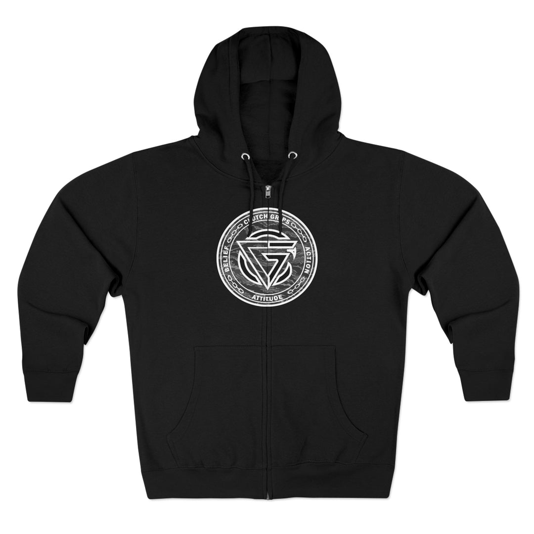 CG BIG MAC GREY CAMO /I AM THE ONE ZIP UP