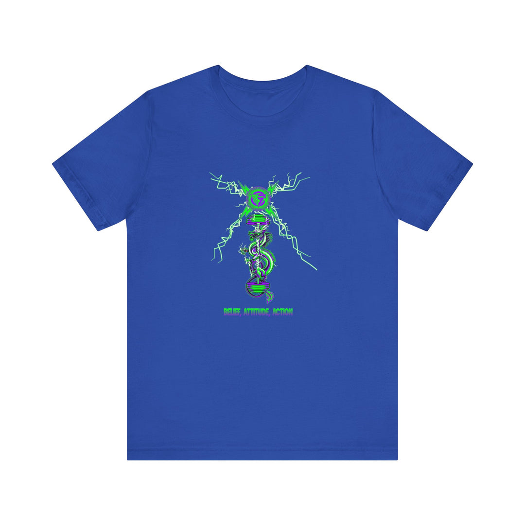 BARBELL DRAGON PURPLE GREEN
