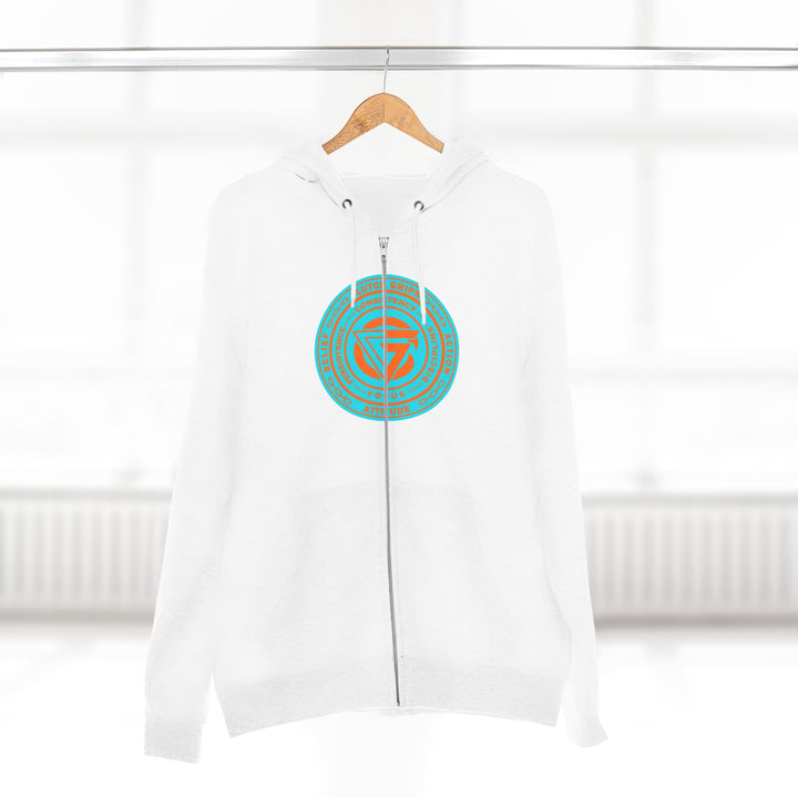 CG BIG MAC CHIEF AQUA ORANGE/VICTORY OR DEATH ZIP UP