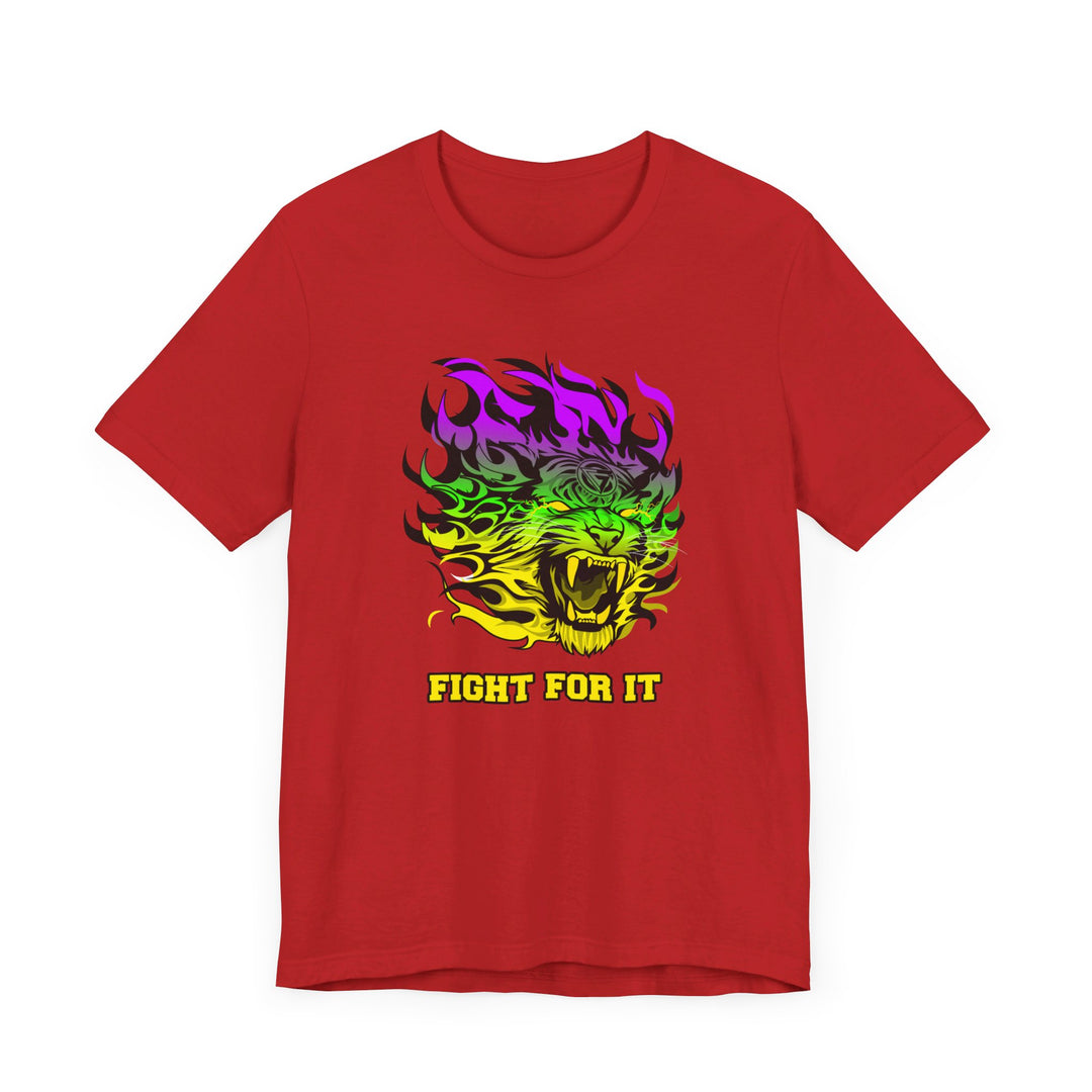 TIGER FLAME YELLOW GREEN PURPLE /FIGHT FOR IT
