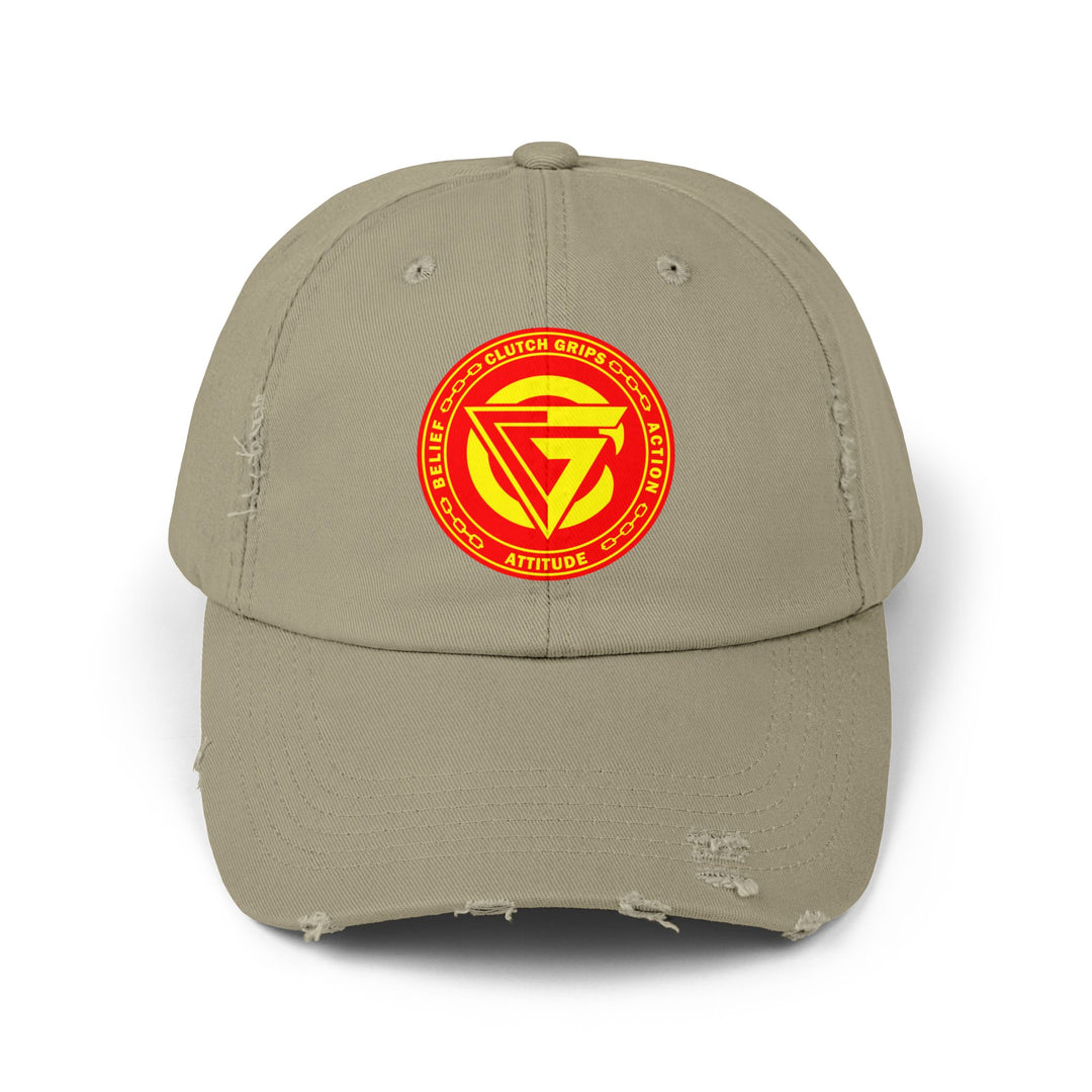 CG ORANGE RED LOGO CAP