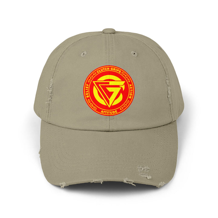 CG ORANGE RED LOGO CAP