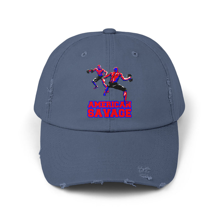 CG STAND OFF RED BLUE WHITE /AMERICAN SAVAGE CAP