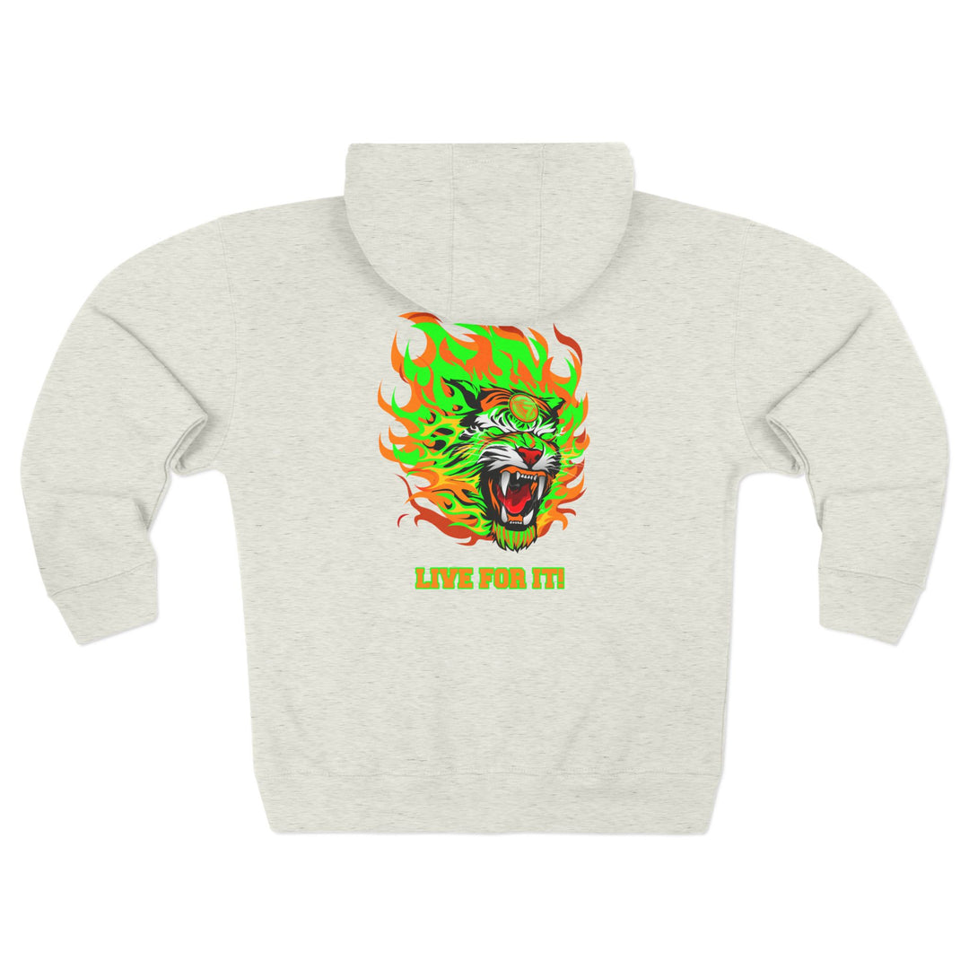 CG TIGER FLAME GREEN ORANGE/LIVE FOR IT