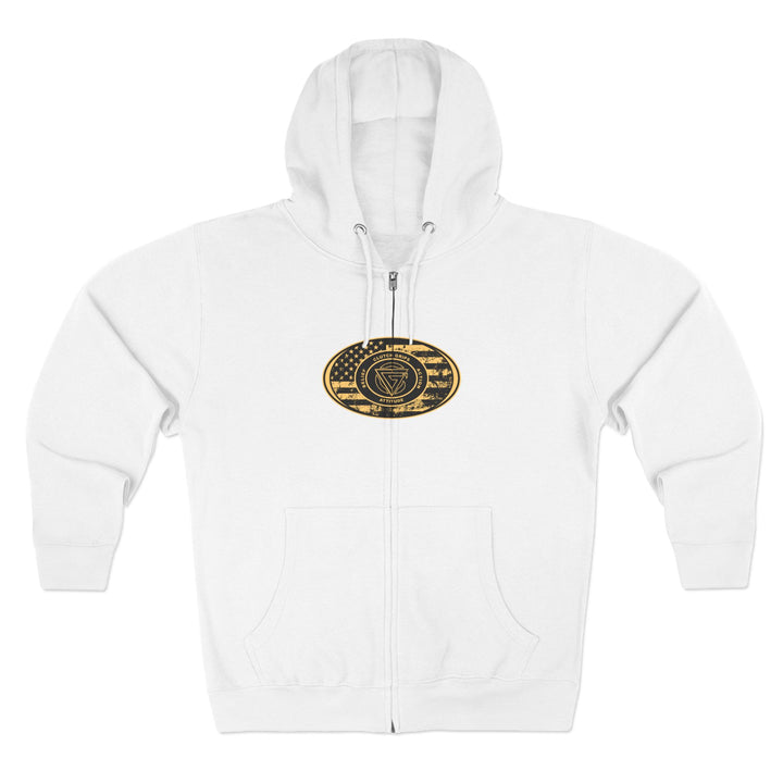CG  TIGER FLAME DESERT SAND/I AM THE ONE ZIP UP