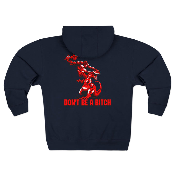 CG APE VS ZILLA 2ND FIGHT RED /DONT BE A BITCH ZIP UP