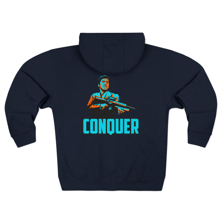 CG FINAL BOSS MIAMI COLORS/CONQUER ZIP UP