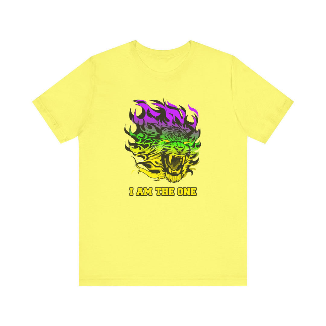 TIGER FLAME YELLOW GREEN PURPLE FADE/I AM THE ONE