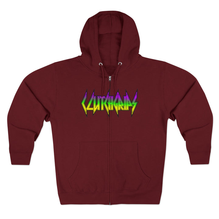 CG LIFT KICK YELLOW GREEN PURPLE FADE /KILL OR BE KILLED ZIP UP