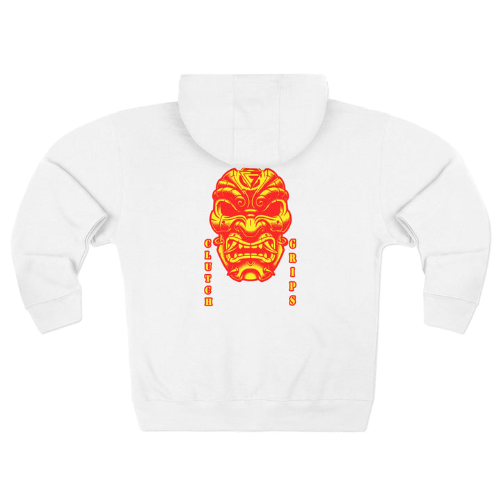 CG SAMURAI MASK ORANGE GOLD /CLUTCHGRIPS ZIP UP