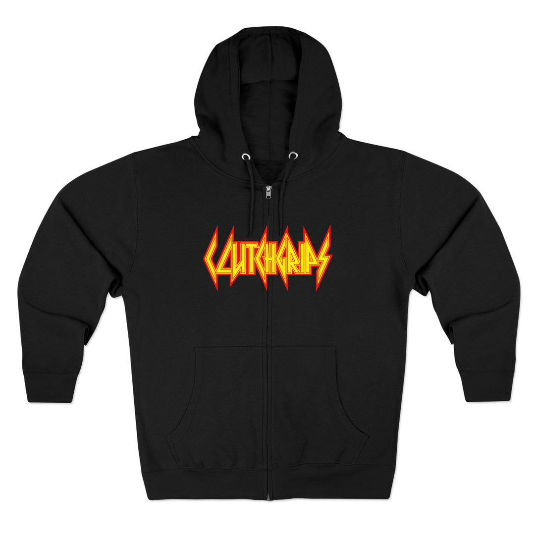 CG ANGRY DOG GOLD RED /LIFT OR DIE ZIP UP