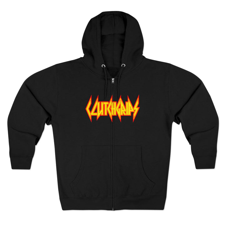CG ANGRY DOG GOLD RED /LIFT OR DIE ZIP UP