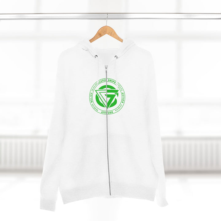 CG LION HEART GREEN WHITE /STAY SAVAGE ZIP UP