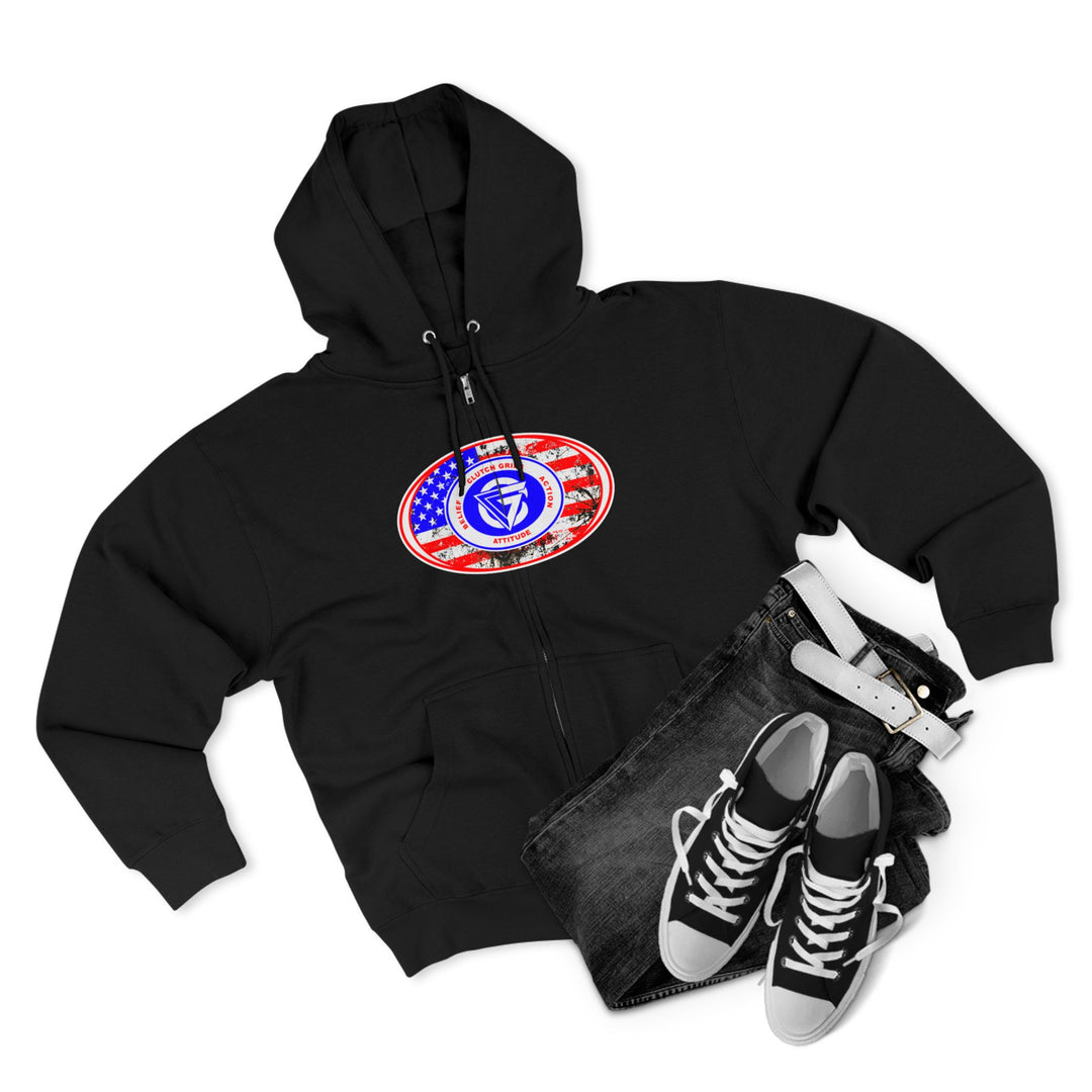 CG ANGRY DG USA BULLET PROOF /LIFT OR DIE ZIP UP