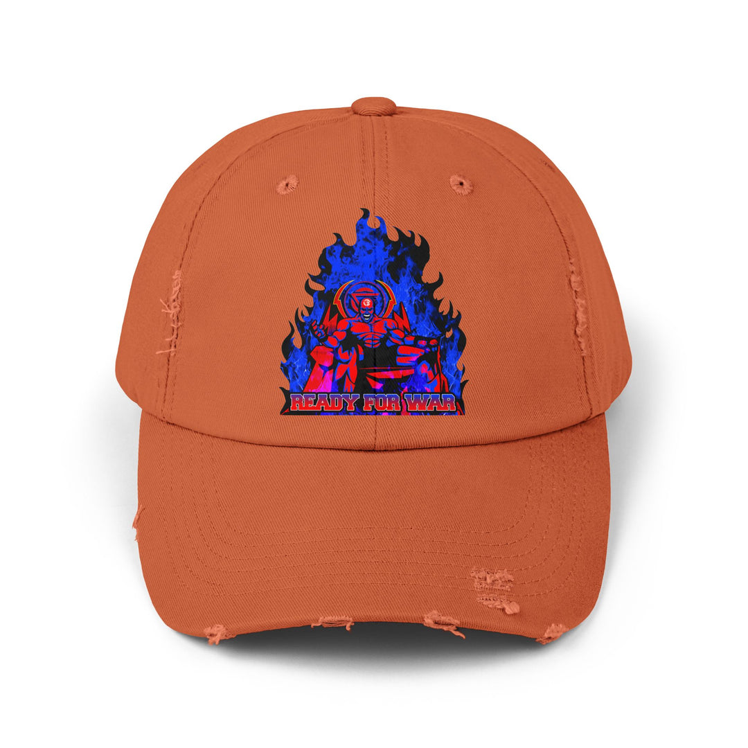 MAC FINAL BOSS FIRE CHAIR RED BLUE /READY FOR WAR CAP